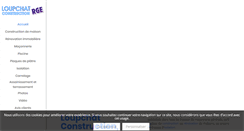 Desktop Screenshot of loupchat-construction.com